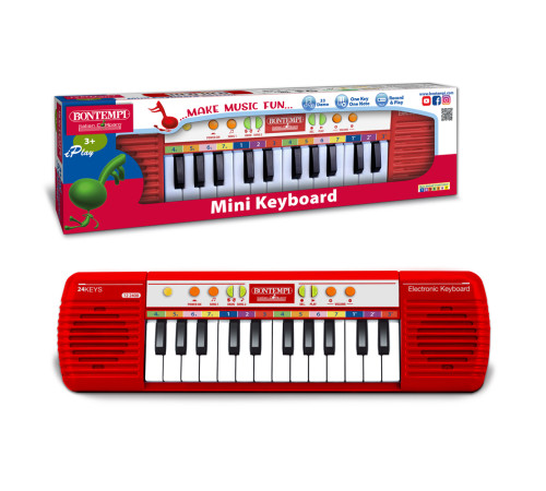 Bontempi 122408 Электронный мини синтезатор (24 клавиши) Детский магазин в Кишиневе в Молдове bontempi 122408 Электронный мини синтезатор (24 клавиши)