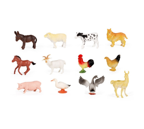 yx-a012-2 set figurine "animaledomestice" (12 buc.)