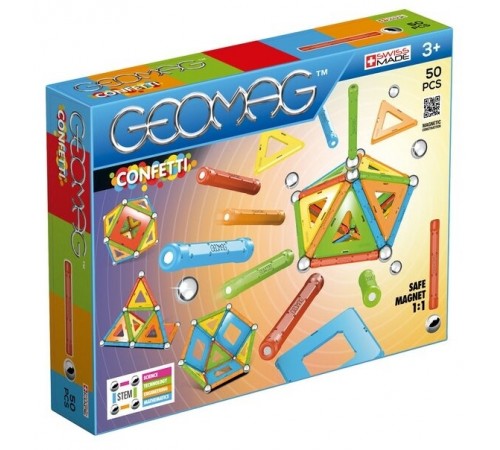 Geomag 352 Магнитный конструктор "Confetti" (50 дет.) Детский магазин в Кишиневе в Молдове geomag 352 Магнитный конструктор "confetti" (50 дет.)