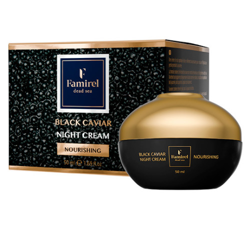 Famirel Питательный ночной крем c черной икрой "Black Caviar" (50 мл) 086394  famirel Питательный ночной крем c черной икрой "black caviar" (50 мл) 086394