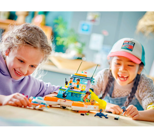 lego friends 41734 Конструктор "Морская спасательная лодка" (717дет.)