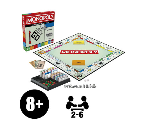 hasbro g0009 joc de societate "monopoly classic refresh" (ro)