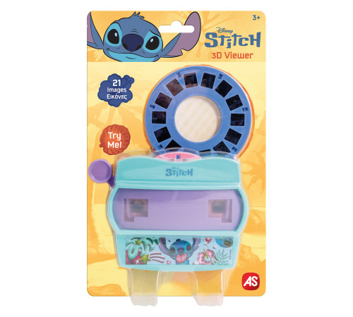  as kids 1027-64255 Детский 3d Стереоскоп со слайдами "disney stitch"
