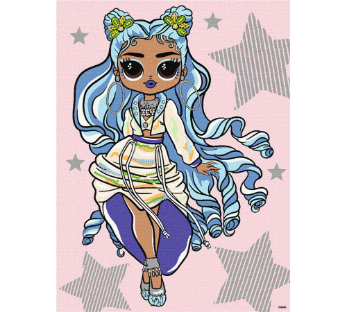  ideyka kho6273 pictură pe numer "l.o.l. surprise! o.m.g. fashion show missy frost" (30х40 cm)