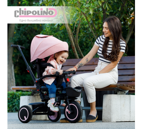 chipolino triciclu 360 "quick fold" trkqf0234al aloe