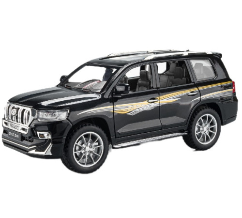  che zhi cz606b mașină metalică toyota land cruiser prado (1:24) cu lumini și sunet zja357766