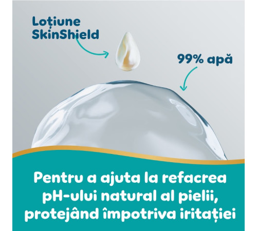 pampers Șervețelele umede aqua soft touch (60 buc.)