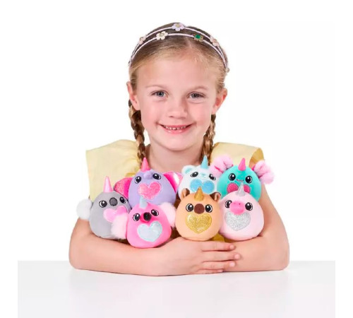 zuru 92111 ou surpriză cu jucărie moale "rainbocorns eggzania" (în sort.)