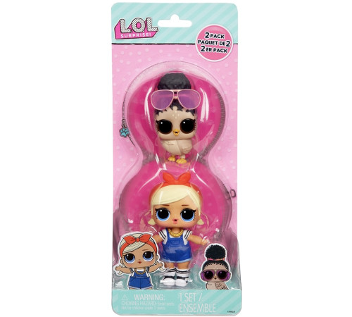  l.o.l. 987833 Набор 2 Фигурки l.o.l. surprise! Серия opp tot + pet - shorty + foxy flyer