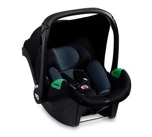 kinderkraft Автокресло mink pro i-size (40-75 см.) в комплекте с базой fx isofix (чёрный)