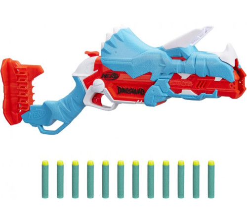 nerf f0803 blaster "tricerablast"