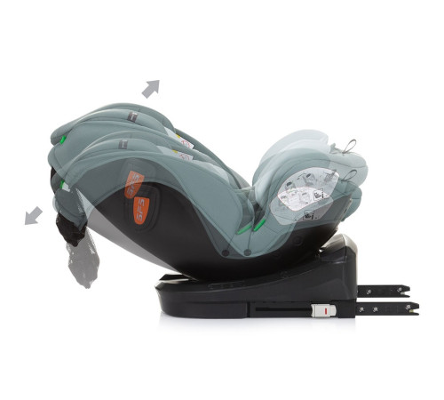 chipolino scaun auto "i-size isofix 360 volare" stkvlr02404pg (40-150 cm.) pastel green