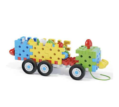 quercetti 2290 constructor "jumbo peggy vehicles" (62 el.) 