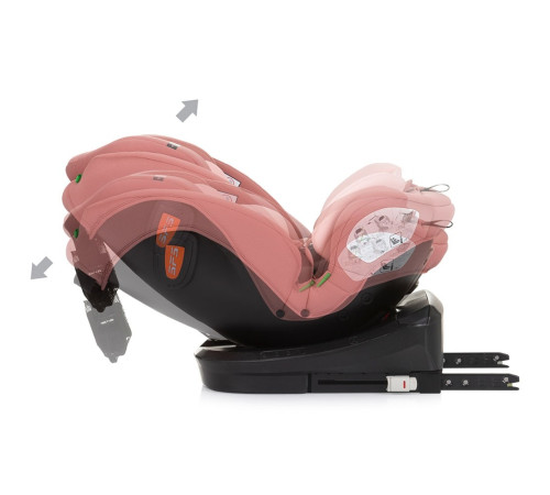 chipolino scaun auto "i-size isofix 360 volare" stkvlr02405fl (40-150 cm.) flamingo