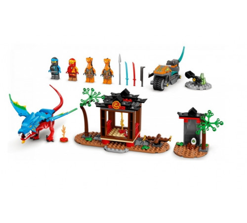 lego ninjago 71759 constructor "templul ninja-dragon" (161 el.)