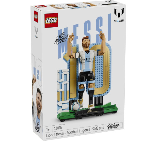  lego editions 43015 constructor "lionel messi &ndash; legendă a fotbalului" (958 el.)