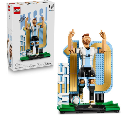 lego editions 43015 constructor "lionel messi &ndash; legendă a fotbalului" (958 el.)
