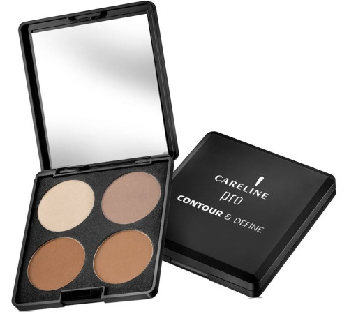  careline paletă pentru conturarea feței pro contour & define (4 culori) 963544