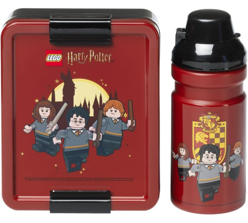  lego set lunch box și sticlă pentru apă "harry potter gryfindor"