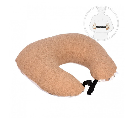 sevi 77-14 pernă pentru alăptare "teddy brown"