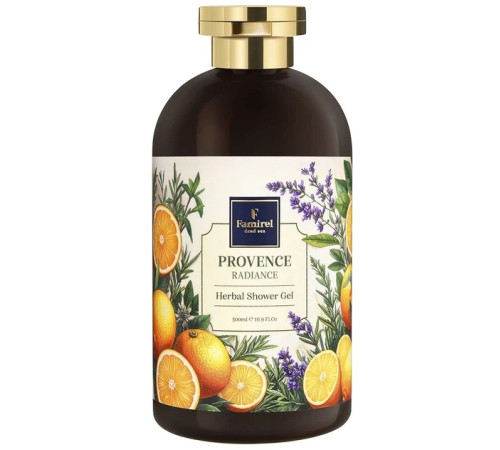  famirel Гель для душа "provence radiance botanical" (500 мл) 087216