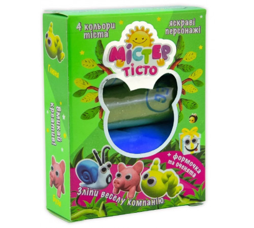  strateg leo 71510 aluat pentru modelat "Мистер тесто" (4 culori)