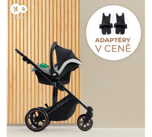 kinderkraft Коляска 2-в-1 prime2 бежевый
