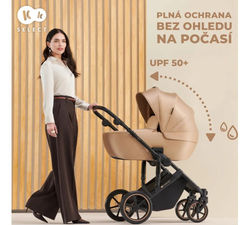 kinderkraft Коляска 2-в-1 prime2 бежевый