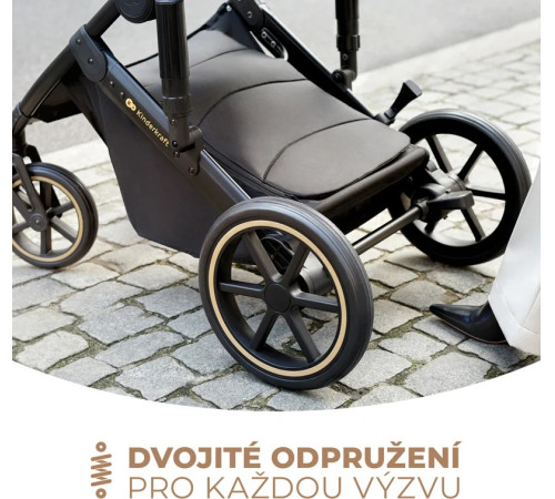 kinderkraft Коляска 2-в-1 prime2 бежевый