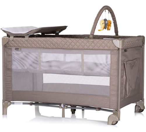 chipolino Манеж-кровать "luna" kosilu251tr tiramisu