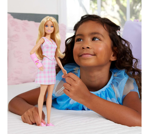 barbie jjn56 păpușă barbie "fashionistas № 243" cu tencuială roz