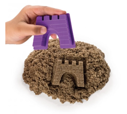 kinetic sand 6033332 Кинетический песок неоновый (227 гр.) в асс.