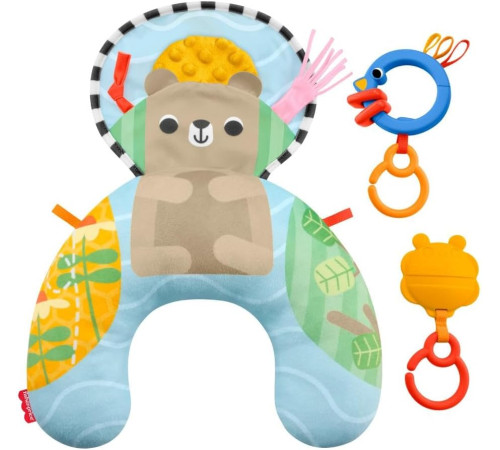  fisher-price jhb44 pernă pentru joacă pe burtică "ursuleț bl&acirc;nd"