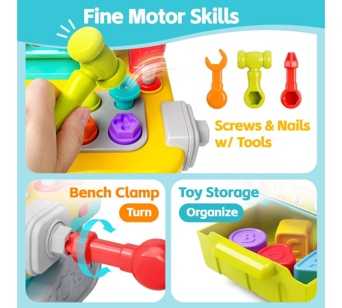 hola toys he8975 set de joc sortator 9 &icirc;n 1 "robot"