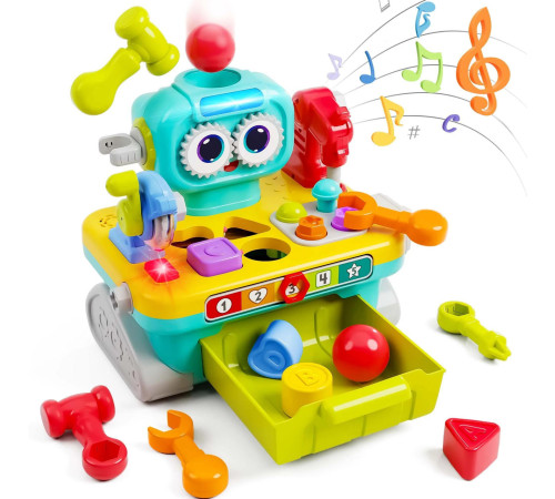 hola toys he8975 set de joc sortator 9 &icirc;n 1 "robot"