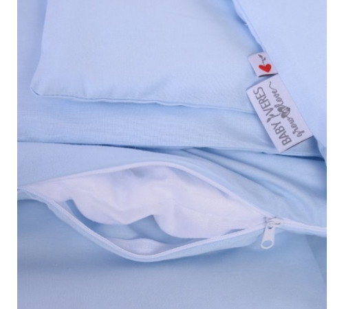  veres 153.5.004 lenjerie de pat  (3 buc.) albastru