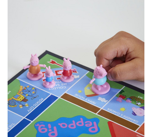 hasbro f1656 joc de masă "monopoly: peppa pig"