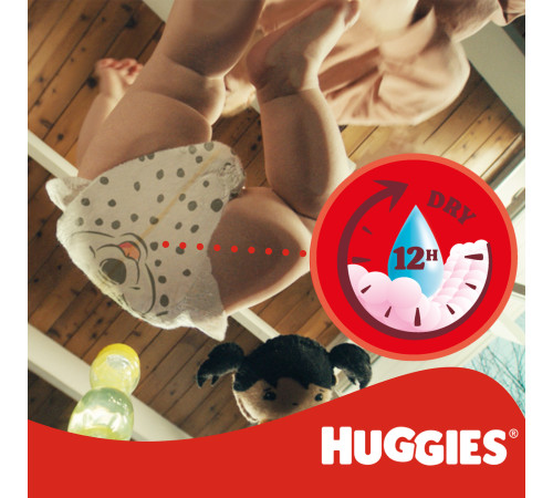 huggies little movers Подгузники 3 (4-9 кг.) 78 шт.