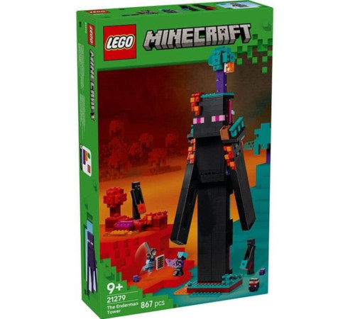  lego minecraft 21279 constructor "turnul enderman" (867 el.)