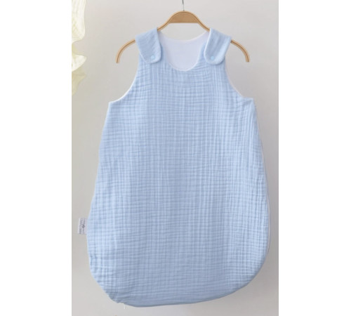 Veres 125.10.02 Sac de dormit „ Muslin Blue” (0-9 luni)  veres 125.10.02 sac de dormit „ muslin blue” (0-9 luni)