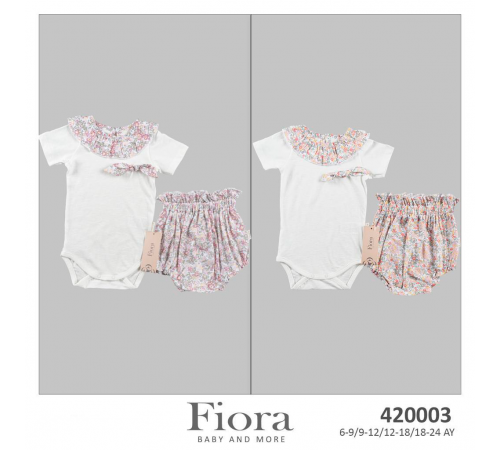  fiora 420003 set 2 unitati (6/9/12/18 luni) in sort.