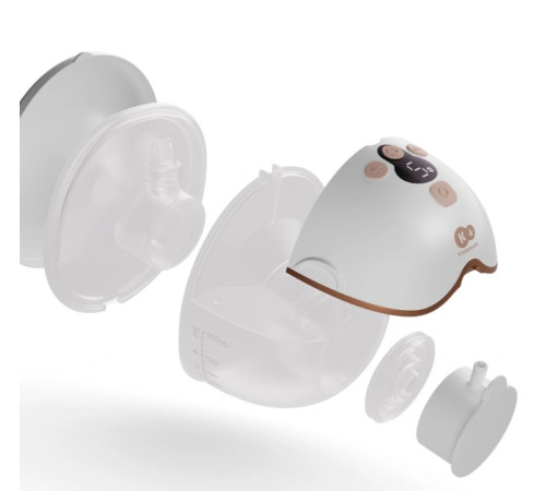 kinderkraft pompă de s&acirc;n dublă, wireless hands-free mamaflow double gold