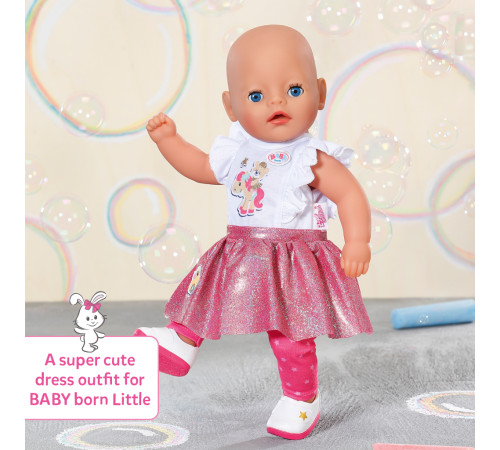 zapf creation 836330 set de haine pentru păpușă baby born (36 cm)
