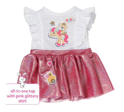 zapf creation 836330 set de haine pentru păpușă baby born (36 cm)