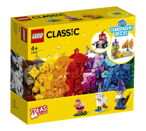  lego classic 11013 Конструктор "Прозрачные кубики" (500 дет.)