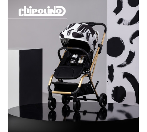 chipolino carucior twister 360 °c lktw02301bw (până la 22 kg.) negru/alb