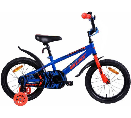  Велосипед "aist pluto 16" синий\оранжевый