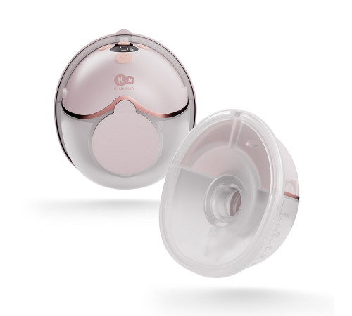 kinderkraft Беспроводной молокоотсос hands-free mamaflow (розовый)