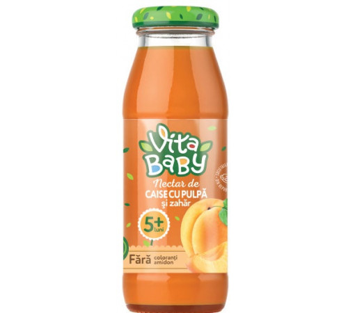Детское питание в Молдове orhei-vit Сок абрикосовый  с мякотью 175 ml. (5+)