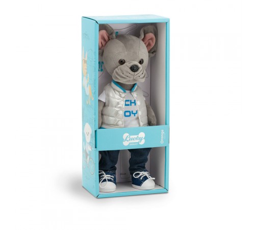 orange toys câine lucky maxx: super stil ld062 (25 cm.)